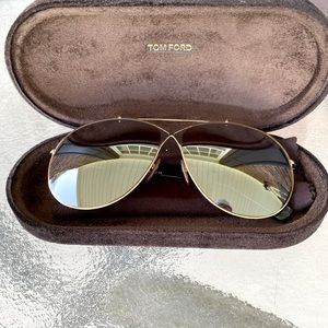 Tom Ford Eva Aviator TF374 28Q Rose Gold
